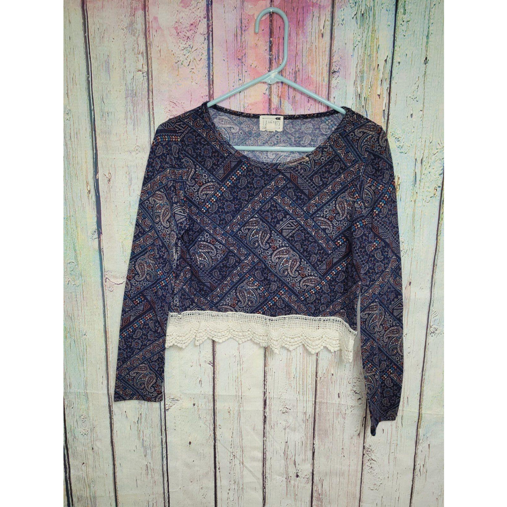 PacSun LA Hearts Longsleeve crop‎ top